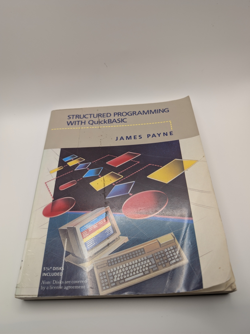 Structured Programming with QuickBASIC by James Payne Vtg 1991 Textbook NO Disks